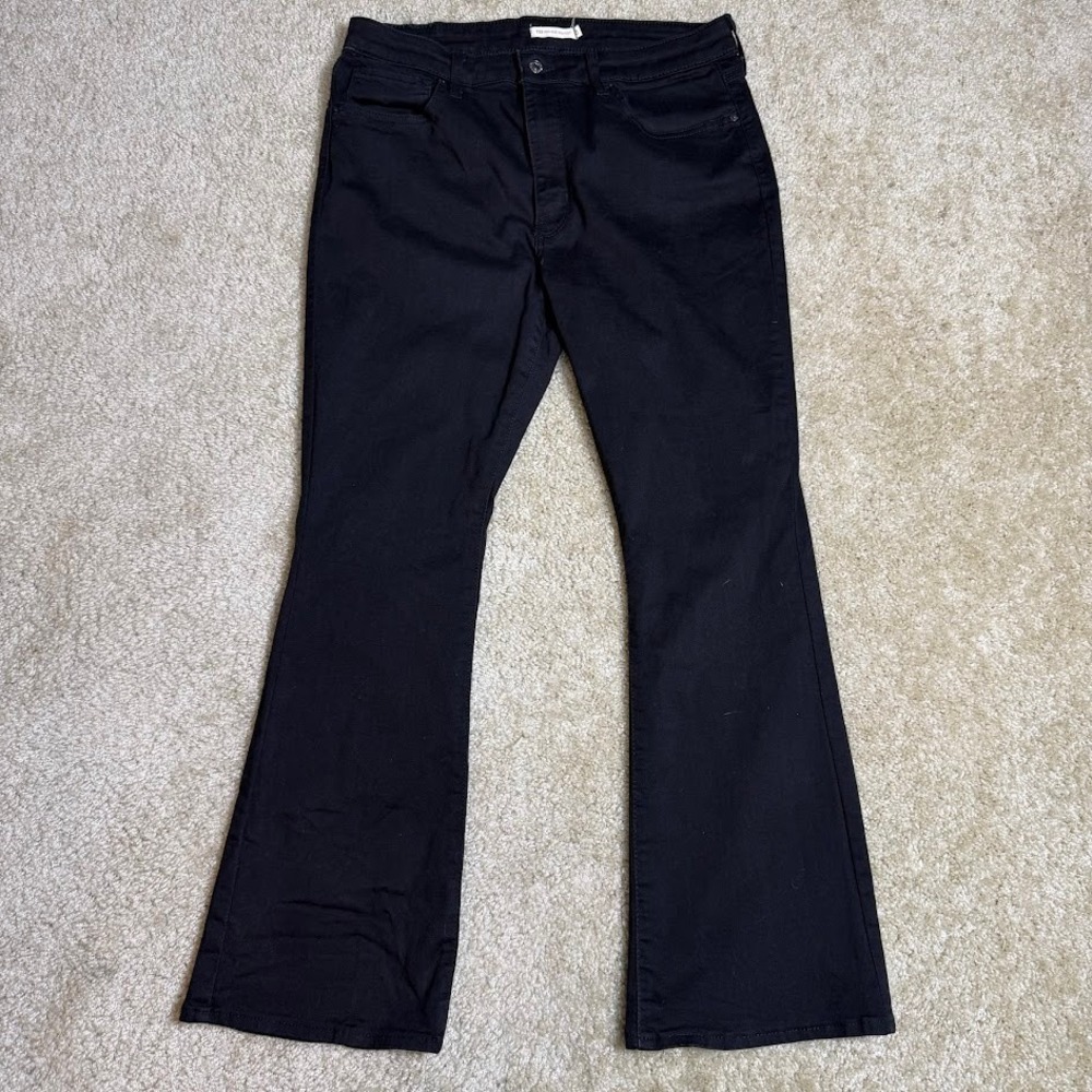 Levi's Jeans Womens 33x30 Black 725 High Rise Bootcut Stretch Denim Pants